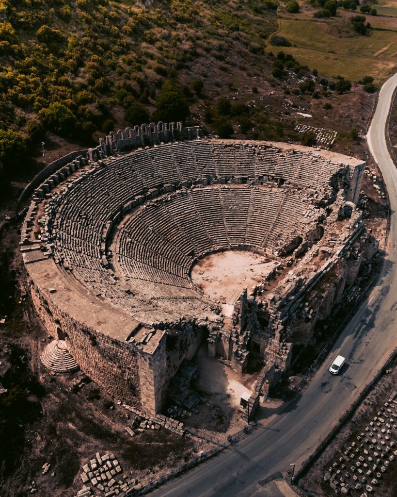 Lankytini objektai Turkijoje: Aspendos miestas